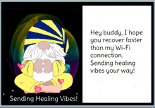 gnome healing vibes get well soon