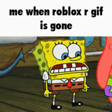 Roblox R Spongebob GIF - Roblox R Spongebob Phew GIFs