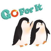 Senoko Go For It Sticker - Senoko Go For It Penguin Stickers