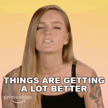 Things Are Getting A Lot Better Olivia Mullins GIF - Things Are Getting A Lot Better Olivia Mullins Tampa Baes GIFs