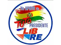 a logo that says yo apoyo a lib re on it