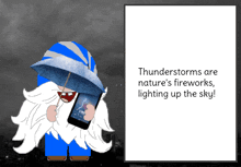 Gnome Thunderstorm GIF - Gnome Thunderstorm Weather GIFs