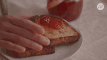 Toast Jam GIF - Toast Jam Strawberry Jam GIFs