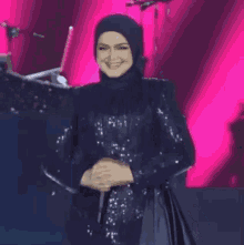 Siti Nurhaliza Siti Hijab GIF - Siti Nurhaliza Siti Hijab Dark Blue GIFs