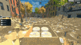 a screenshot of a video game shows a box with four cups of ramen inside of it