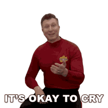 its okay to cry simon pryce the wiggles dont be ashamed to cry let the tears flow