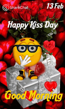 Happy Kiss Day Good Morning GIF - Happy Kiss Day Good Morning Morning GIFs