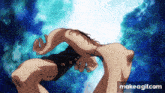 a gif of a person holding another person 's hand with the words make a gif.com below them