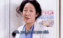 Greys Anatomy Cristina Yang GIF - Greys Anatomy Cristina Yang Oh You Know You Did GIFs