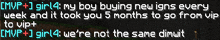 a screenshot of a video game that says ' my boy buying new igns every week ' on it