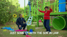 Just Some Qt With The Son In Law GIF - Son In Law Just Some Qt With The Son In Law Father In Law GIFs