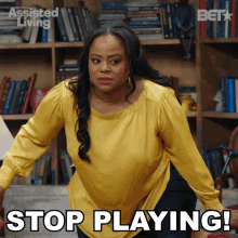 Stop Playing Leah GIF - Stop Playing Leah Assisted Living GIFs
