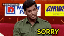 Sorry.Gif GIF - Sorry Vishal Talk Show GIFs