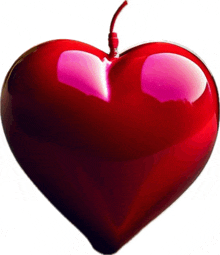Red Heart Red Heart W Stem GIF - Red Heart Red Heart W Stem Shiny Red Heart GIFs