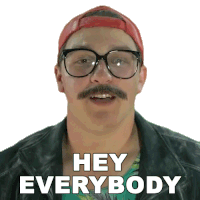 Hey Everybody Jason Wells Sticker - Hey Everybody Jason Wells Random Encounters Stickers