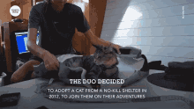 The Duo Decided Adopt A Cat GIF - The Duo Decided Adopt A Cat No Kill Shelter GIFs