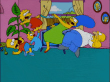 The Simpsons The Matrix GIF - The Simpsons The Matrix Couch Gag GIFs