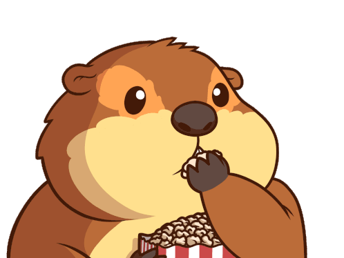 Popcorn Popcorn Eating Sticker - Popcorn Popcorn Eating Eating Popcorn Stickers