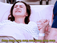 Greys Anatomy Amelia Shepherd GIF - Greys Anatomy Amelia Shepherd Squeezing Hand GIFs