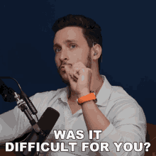 Was It Difficult For You Mikhail Varshavski GIF - Was It Difficult For You Mikhail Varshavski Doctor Mike GIFs