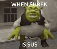 Sus Sherk GIF - Sus Sherk When Shrek Is Sus GIFs