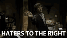 Benedict Cumberbatch Haters To The Right GIF - Benedict Cumberbatch Haters To The Right Sherlock GIFs