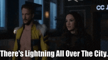 The Flash Khione GIF - The Flash Khione Theres Lightning All Over The City GIFs