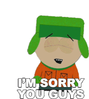 Im Sorry You Guys Kyle Broflovski Sticker - Im Sorry You Guys Kyle Broflovski South Park Stickers