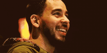 Smiling Mike Shinoda GIF - Smiling Mike Shinoda Linkin Park GIFs