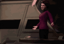 Janeway Thinking Hard GIF - Janeway Thinking Hard Star Trek GIFs
