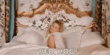 Kirsten Dunst Bed Hog GIF