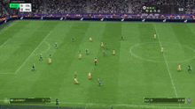 a soccer game is being played between csl and pf fc