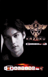 a picture of a person with the words kazoku member written on it