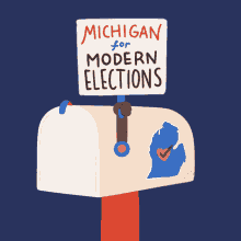 Michigan For Modern Elections Mailbox GIF - Michigan For Modern Elections Mailbox Voting GIFs