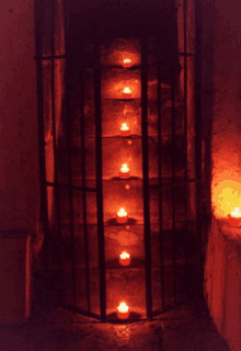 Candles Stair Candle GIF - Candles Stair Candle Light GIFs