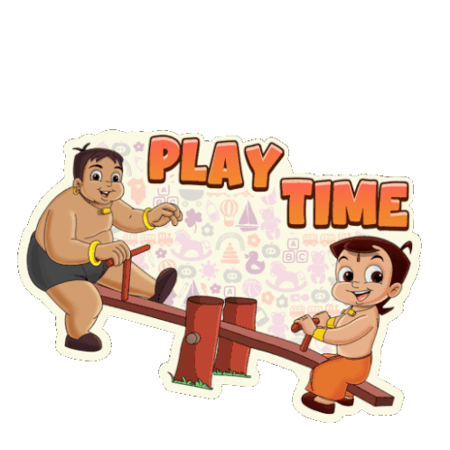 Play Time Kalia Sticker - Play Time Kalia Chhota Bheem Stickers