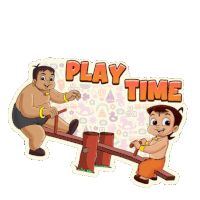 Play Time Kalia Sticker - Play Time Kalia Chhota Bheem Stickers