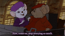 Rescuers Down Under GIF - The Rescuers Down Under Stop Worrying No Worries GIFs