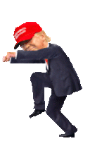 Trump Dance Moves Sticker - Trump Dance Moves Running Man Dance Stickers
