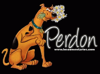 Scooby Doo Perdon GIF - Scooby Doo Perdon Flower - Discover & Share GIFs