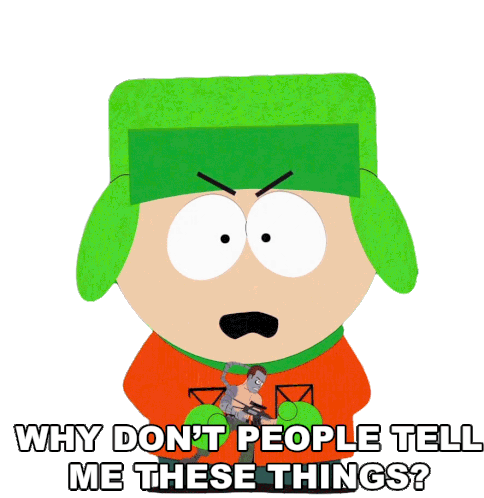 Why Dont People Tell Me These Things Kyle Broflovski Sticker - Why Dont People Tell Me These Things Kyle Broflovski South Park Stickers