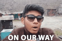 Anubhav Roy On Our Way GIF - Anubhav Roy On Our Way Shades GIFs