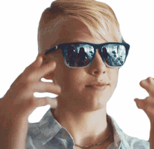 wearing glasses carson lueders have you always song shades looking cool