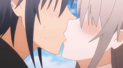 Mixed Anime Kiss Feeling GIF