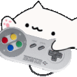 Bongo Cat Snes Sticker - Bongo Cat Snes Nintendo Stickers