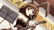Bnuuy Guitar GIF - Bnuuy Guitar Anime Girl GIFs