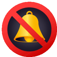 No Bells Symbols Sticker - No Bells Symbols Joypixels Stickers