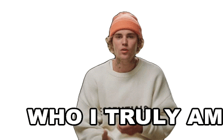 Who I Truly Am Justin Bieber Sticker - Who I Truly Am Justin Bieber Real Me Stickers