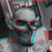 Skull Filter GIF - Skull Filter Selfie GIFs