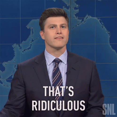 Thats Ridiculous Colin Jost GIF - Thats Ridiculous Colin Jost Saturday Night Live GIFs